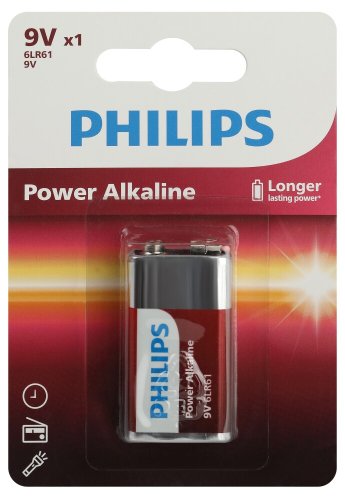 Элемент питания Philips 6LR61 BL1 крона (батарейка) картинка 